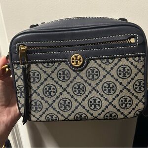 Tory Burch Monogram Camera Bag EUC